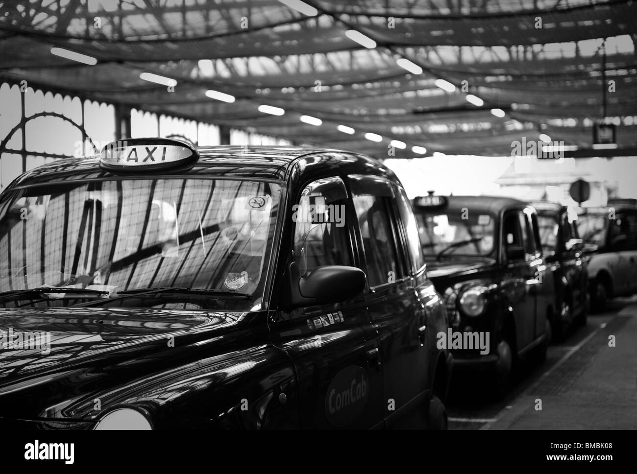 London Cabs Stock Photo
