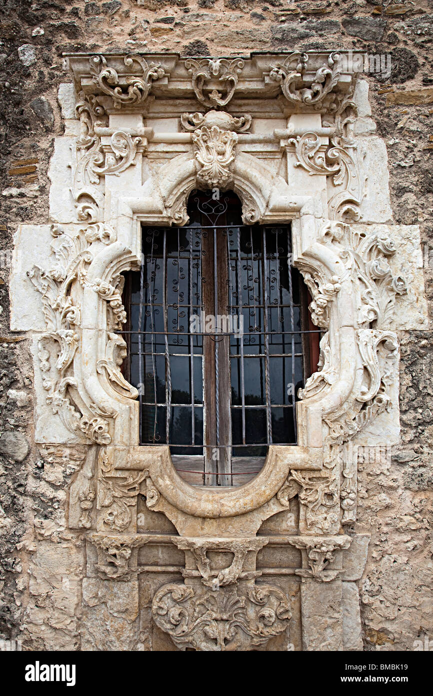 Rose or Rosa's Window Mission San Jose y San Miguel de Aguayo San