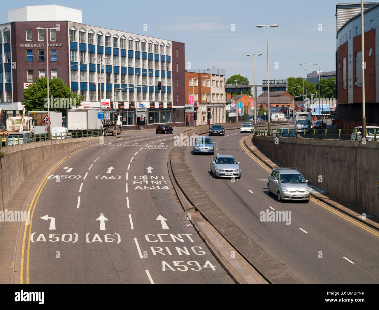 Vaughan Way in Leicester City Centre, England UK Stock Photo