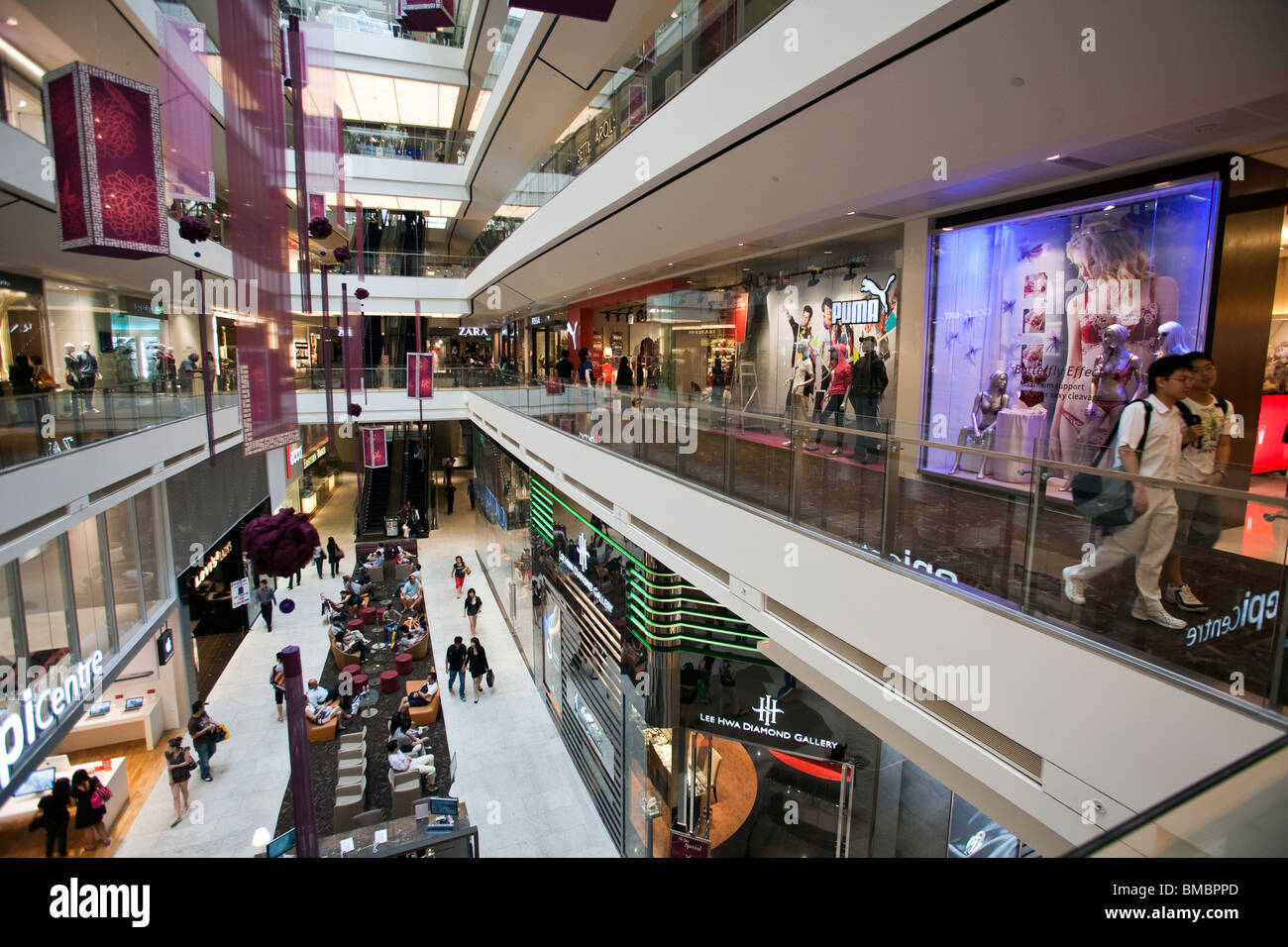 Shoppers make their way through the 313@Somerset shopping mall on Orchard  Road in Singapore Stock Photo - Alamy