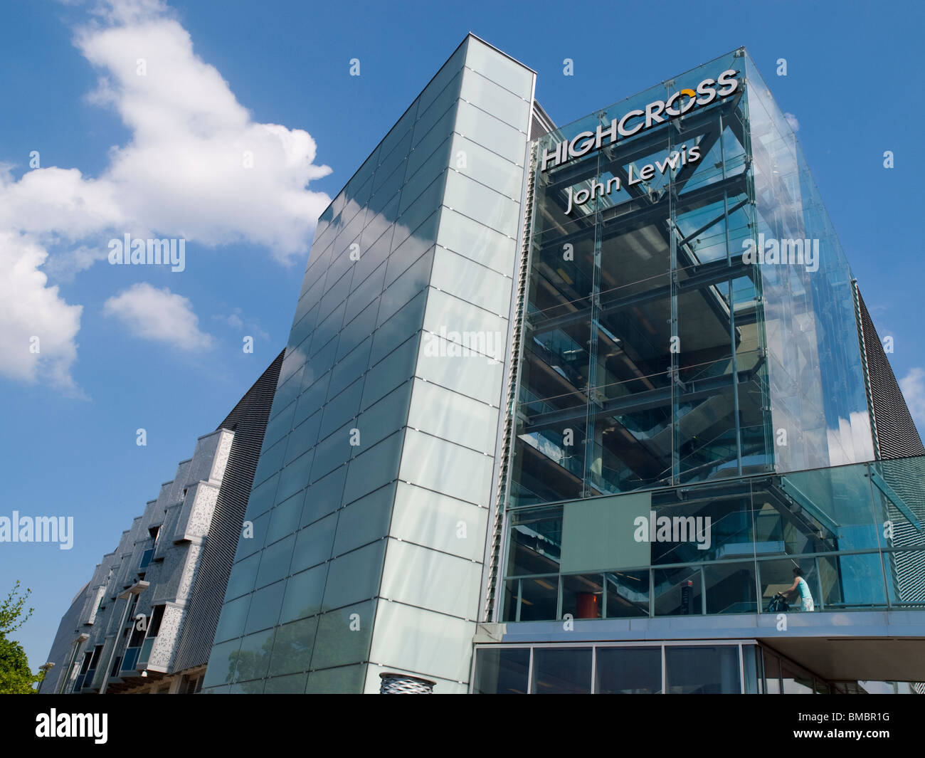 The John Lewis Building at Highcross Shopping Centre in Leicester City