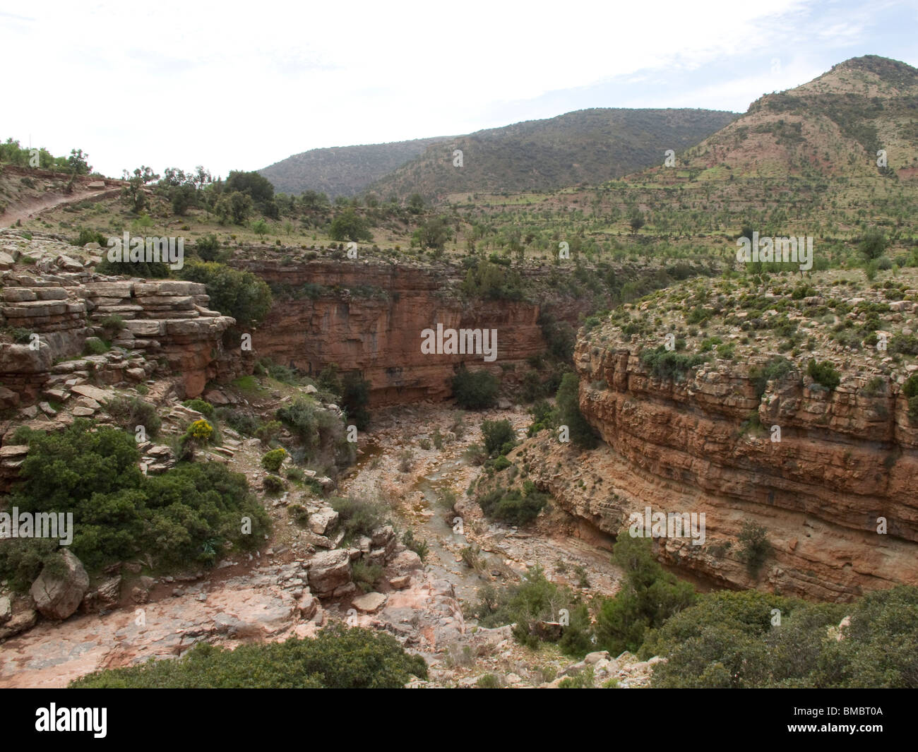 Tamgault Gorge Trail Stock Photo