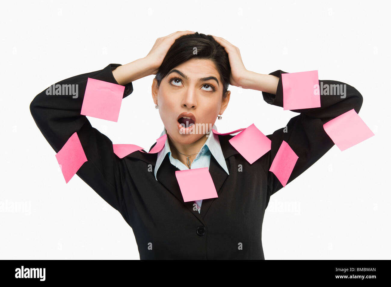 Serious employee standing note hi-res stock photography and images - Alamy
