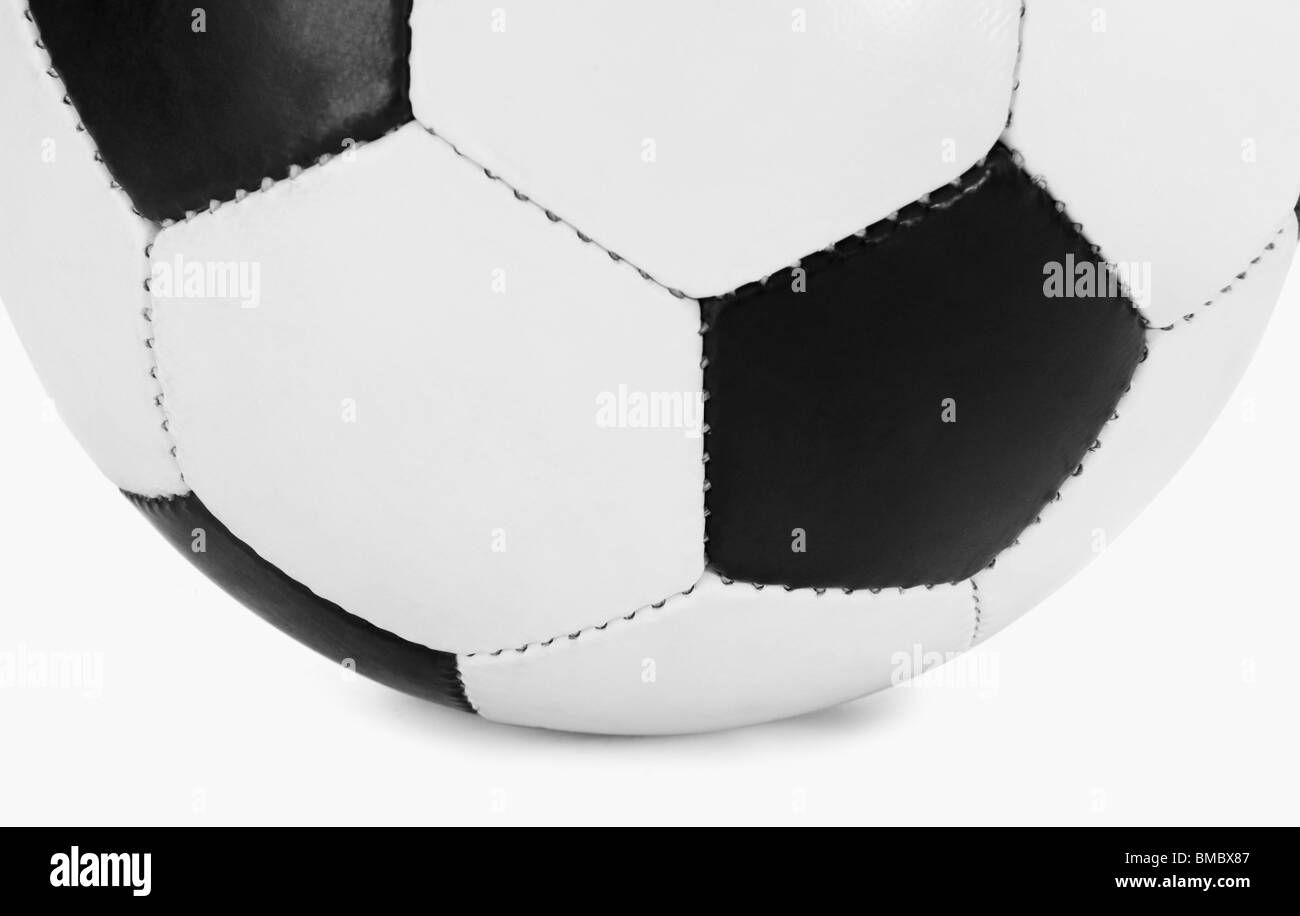 Closeup of a soccer ball Stock Photo Alamy