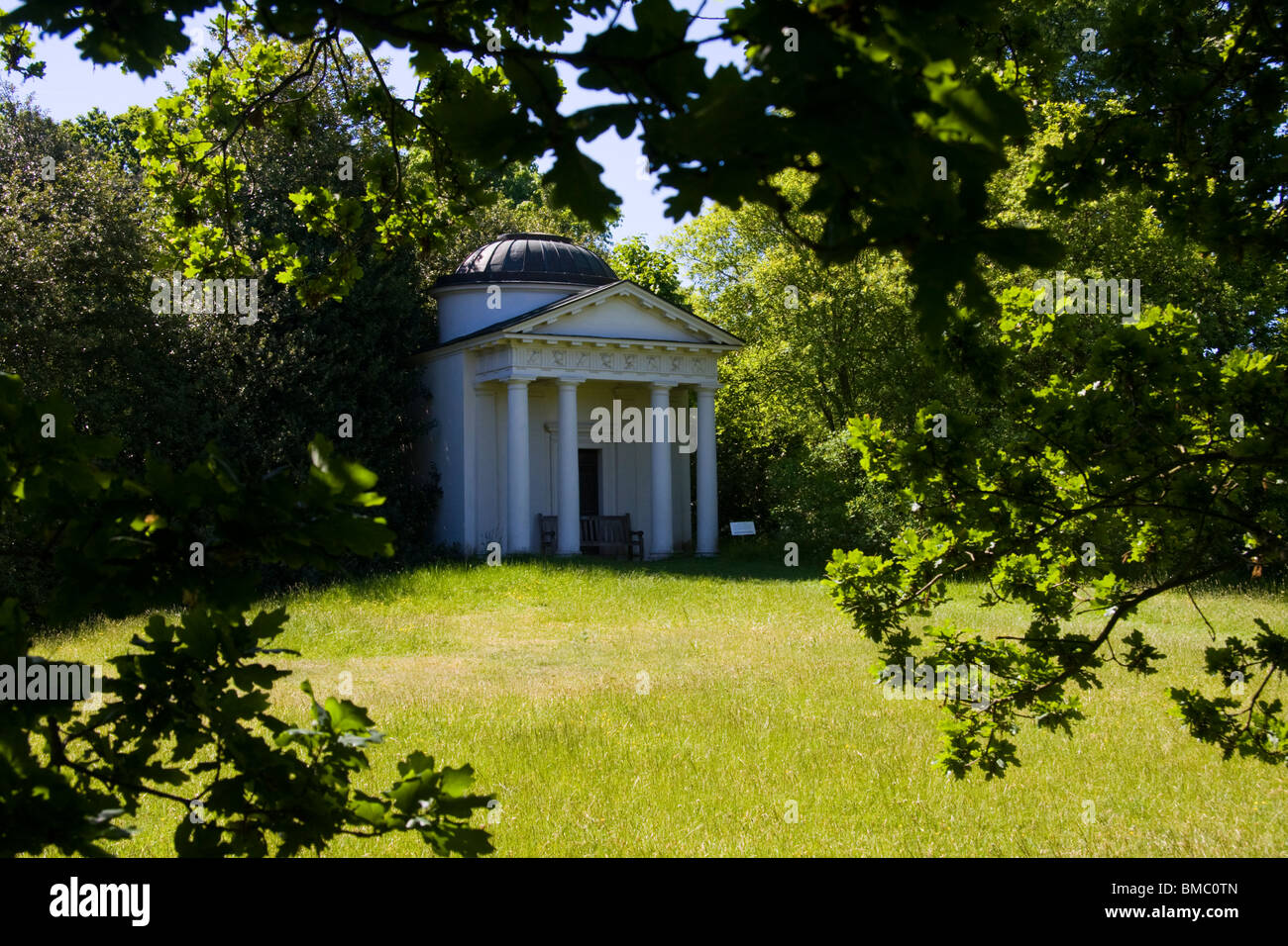 Temple of Bellona Kew Gardens London England Stock Photo