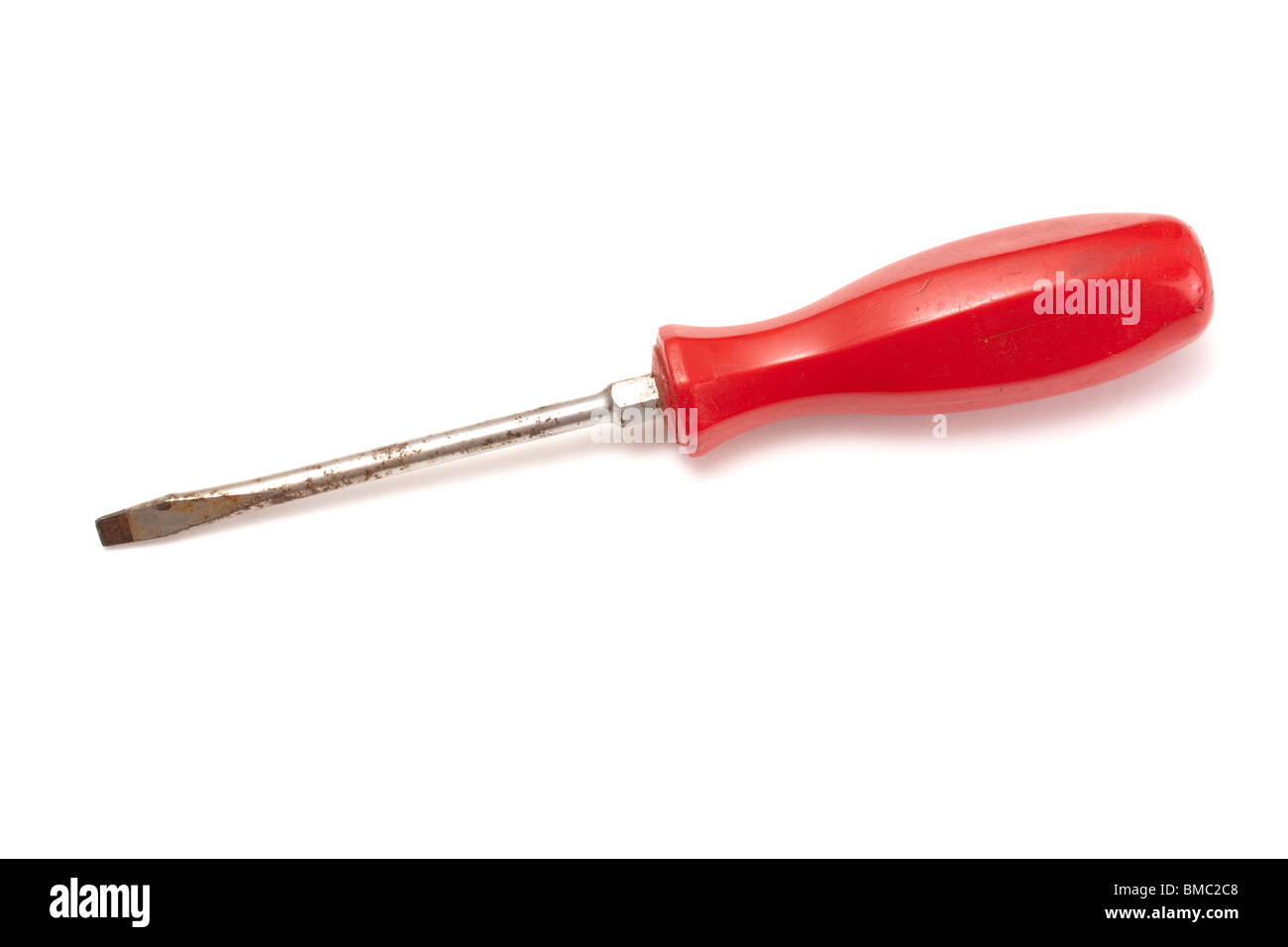 A screwdriver on white background Stock Photo
