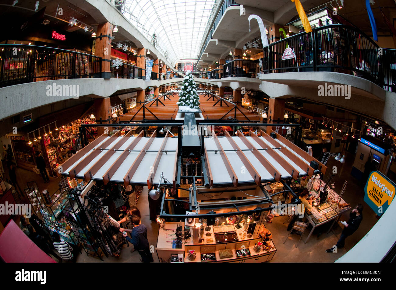 Lonsdale Quay Market Stock Photo Alamy