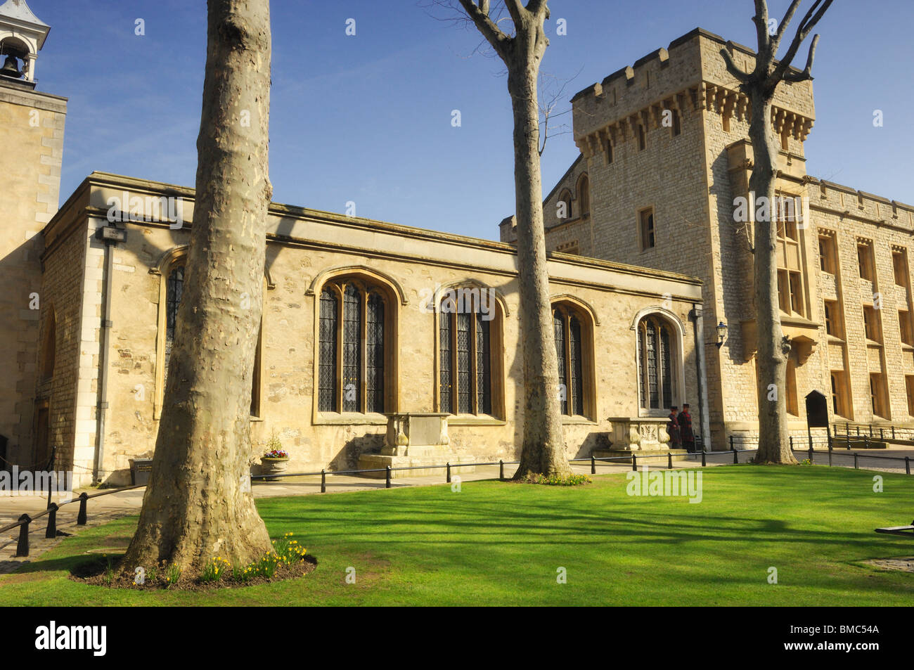 Chapel Royal of St Peter ad Vincula at the Tower of London - London, United Kingdom Stock Photo