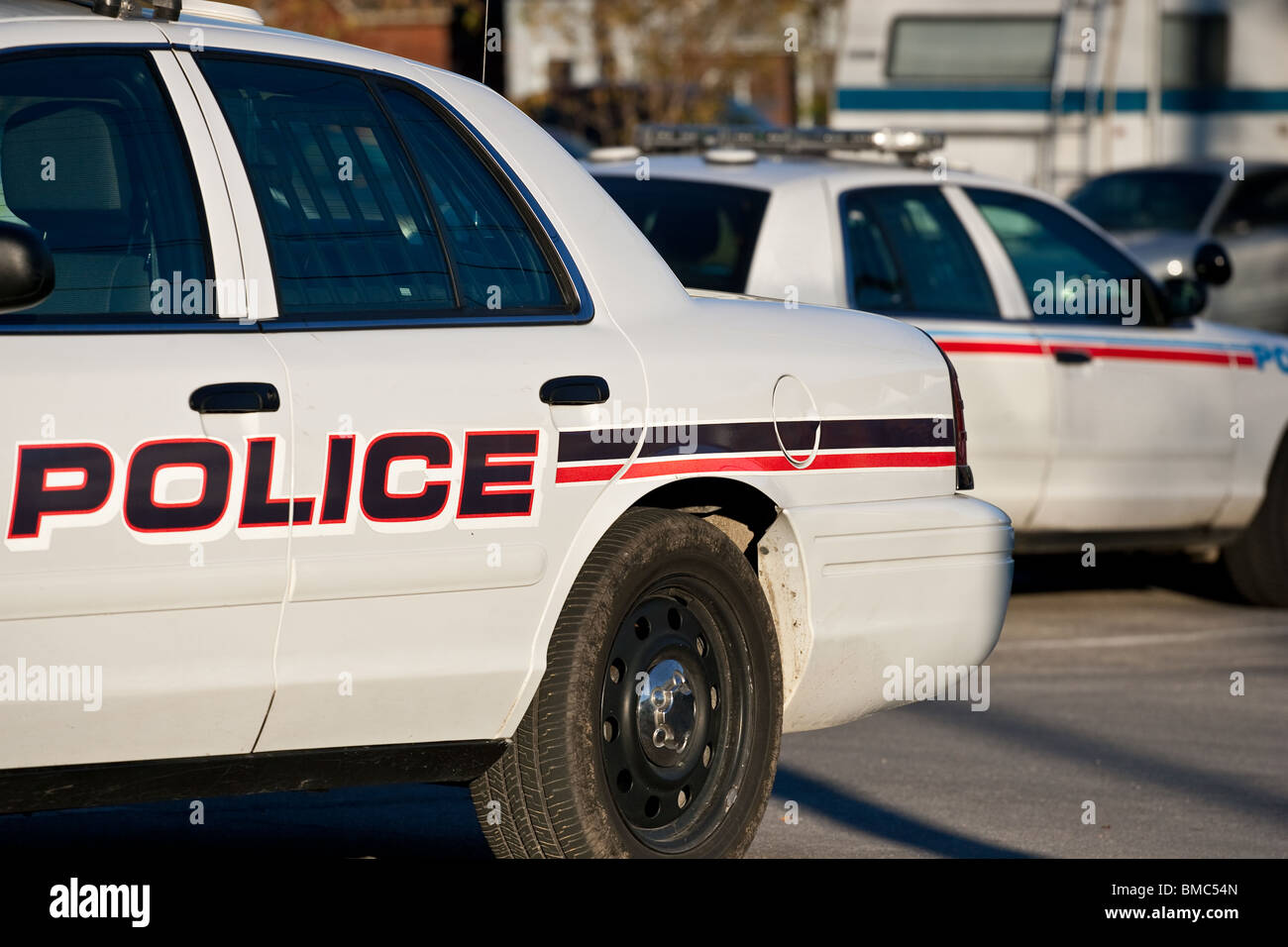 Back Of Police Car High Resolution Stock Photography and Images Alamy