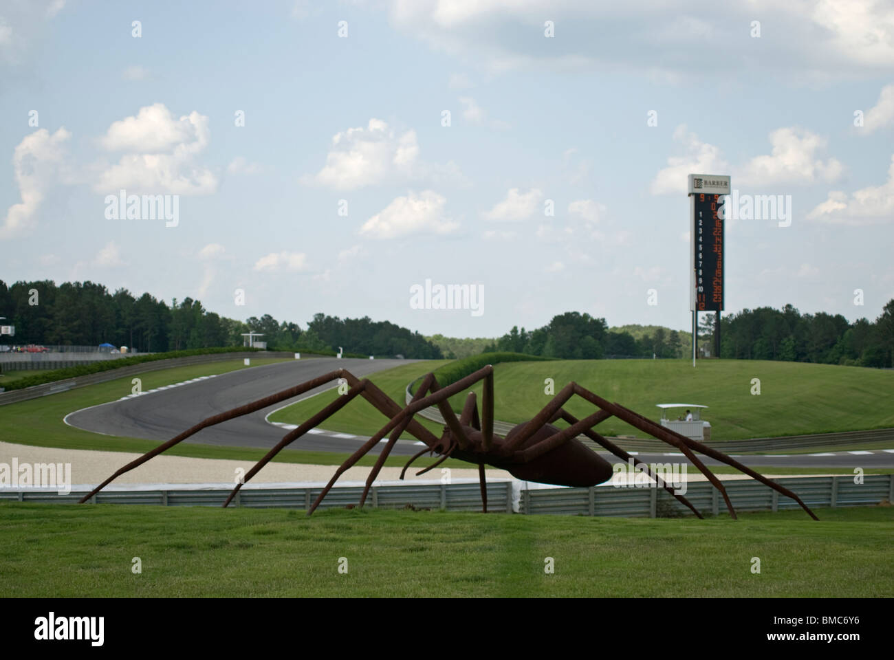 The 'Spider' and the infield at Barber Motorsports Park, near Birmingham, Alabama, USA Stock Photo