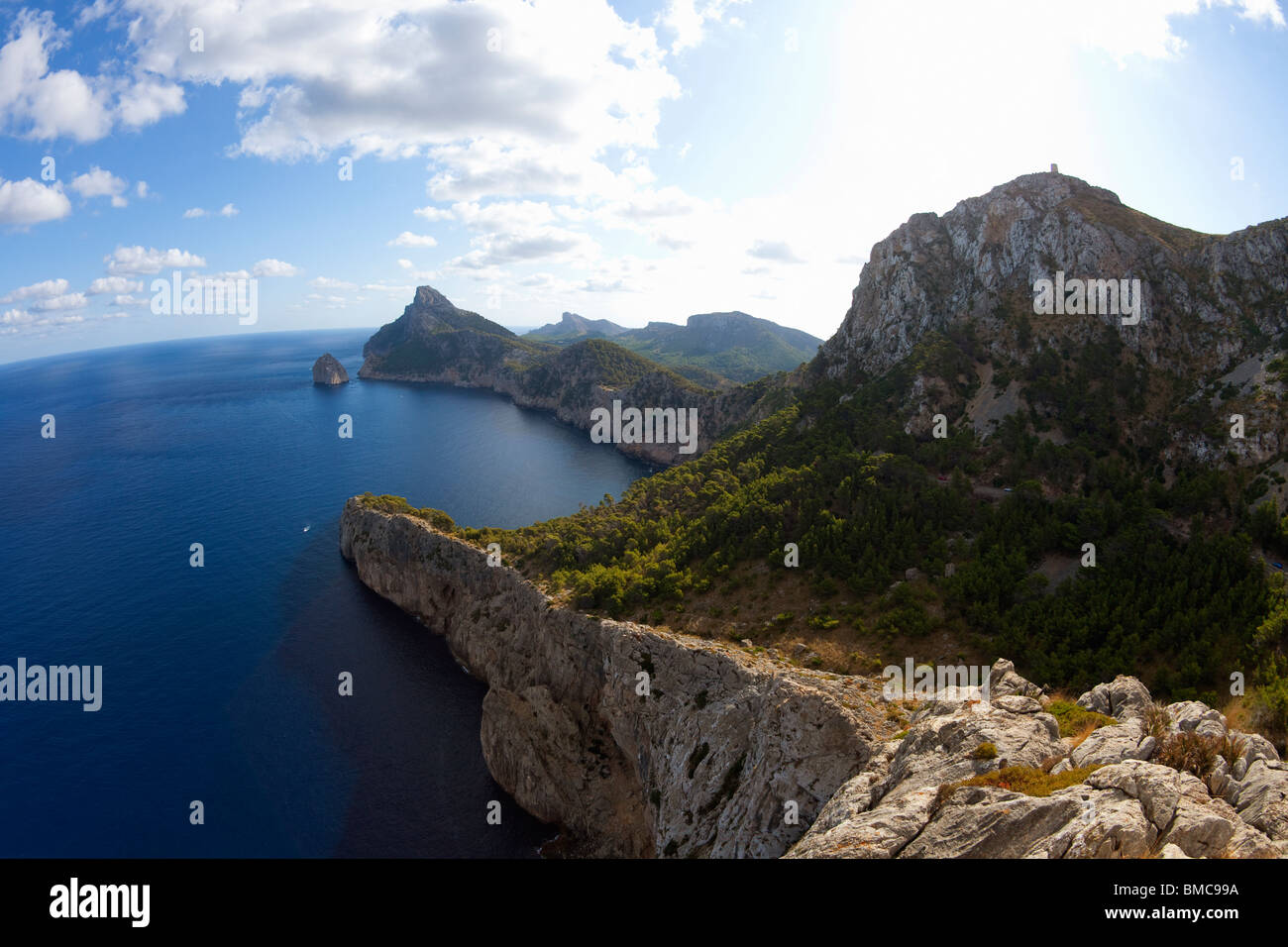Formentor peninsula north eastern majorca from Mirador des Colomer