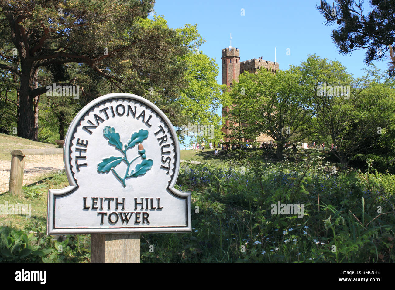 Leith Hill Tower (from PRW), highest point in south east England at 294