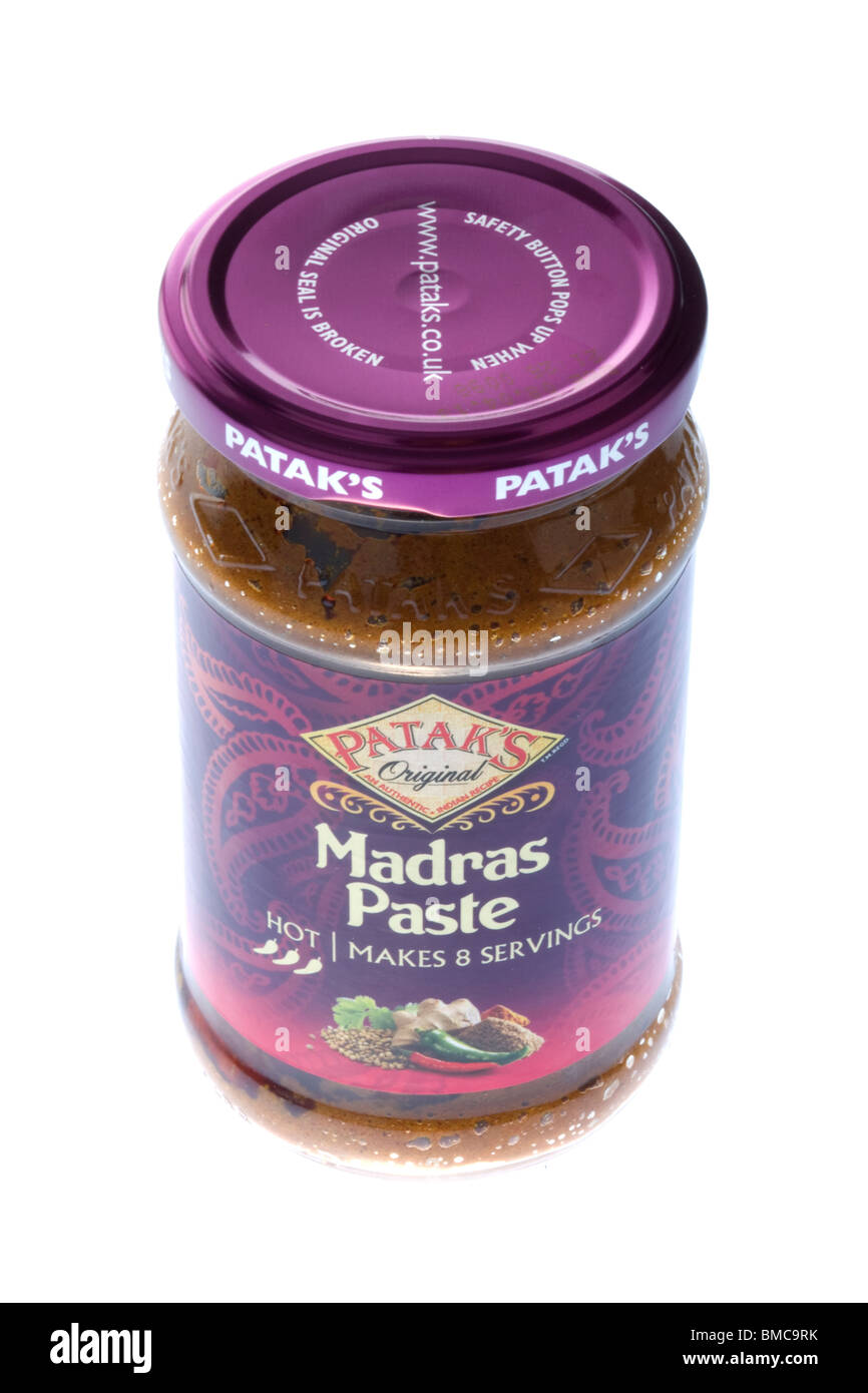Madras Curry Paste Stock Photo Alamy