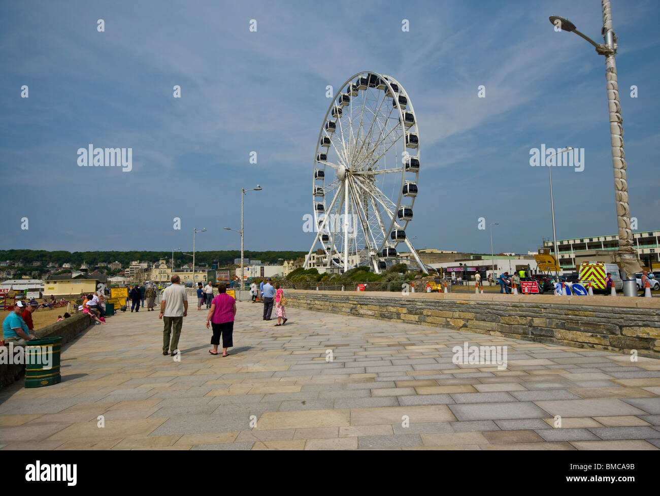 The Big Wheel On The Seafront at Weston Super Mare Somerset England Stock Photo