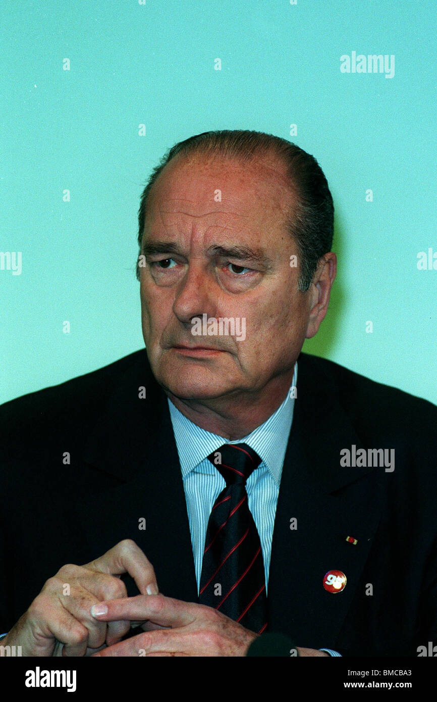 JACQUES CHIRAC PRESIDENT OF FRANCE 20 May 1998 Stock Photo Alamy