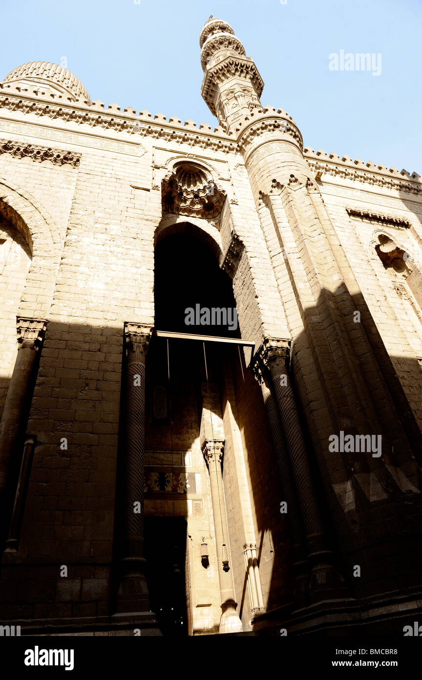 Minaret of Al Rifai  Mosque, Cairo Egypt Stock Photo