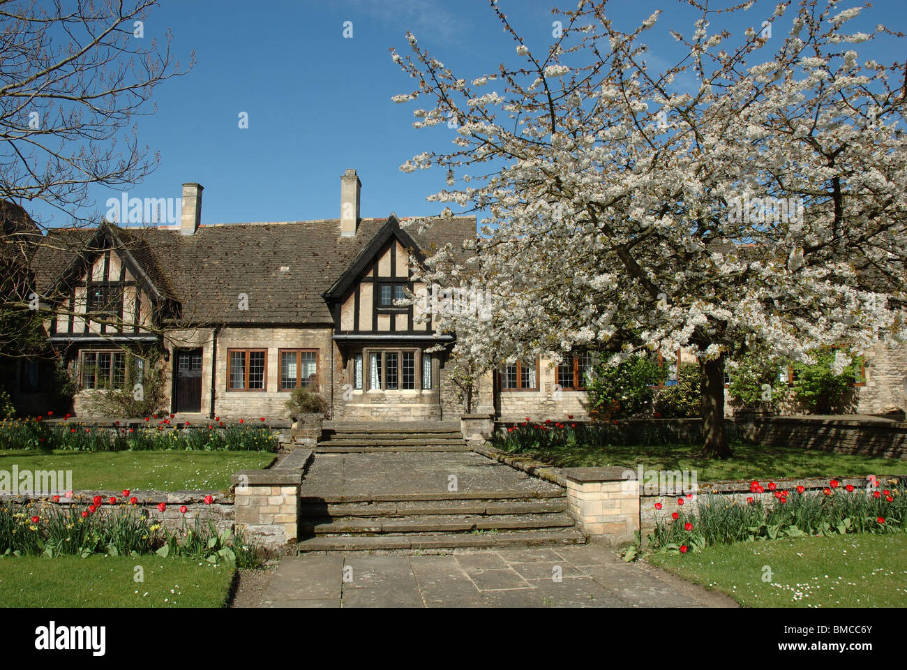 School House, Oundle School, Oundle, Northamptonshire, England, UK Stock Photo