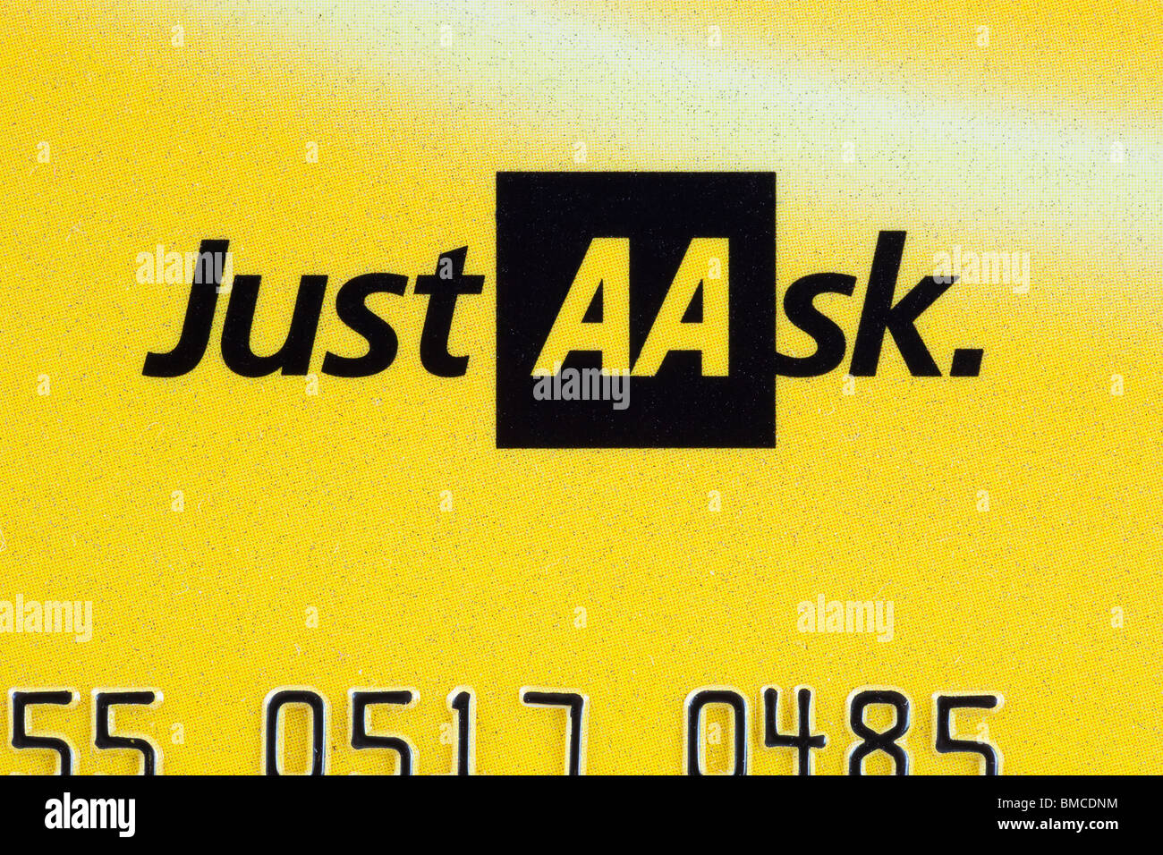 AA Membership Card Stock Photo - Alamy
