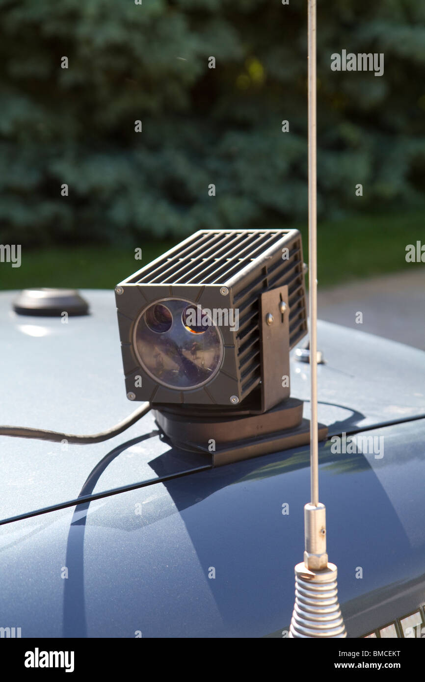 Automated License Plate Reader mounted on the trunk of a Nebraska State ...