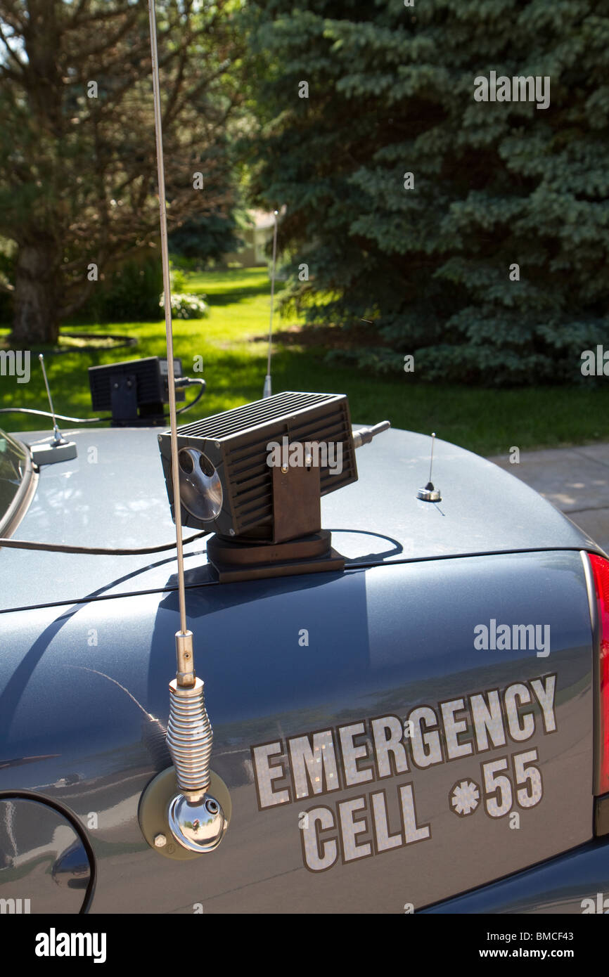 Automated License Plate Reader mounted on the trunk of a Nebraska State ...