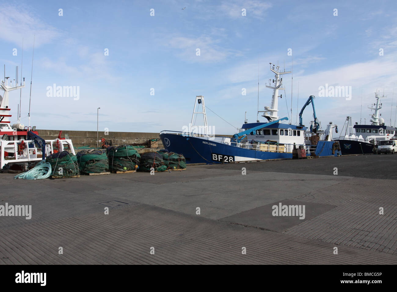 Fishing Boats Harbour Macduff High Resolution Stock Photography and ...