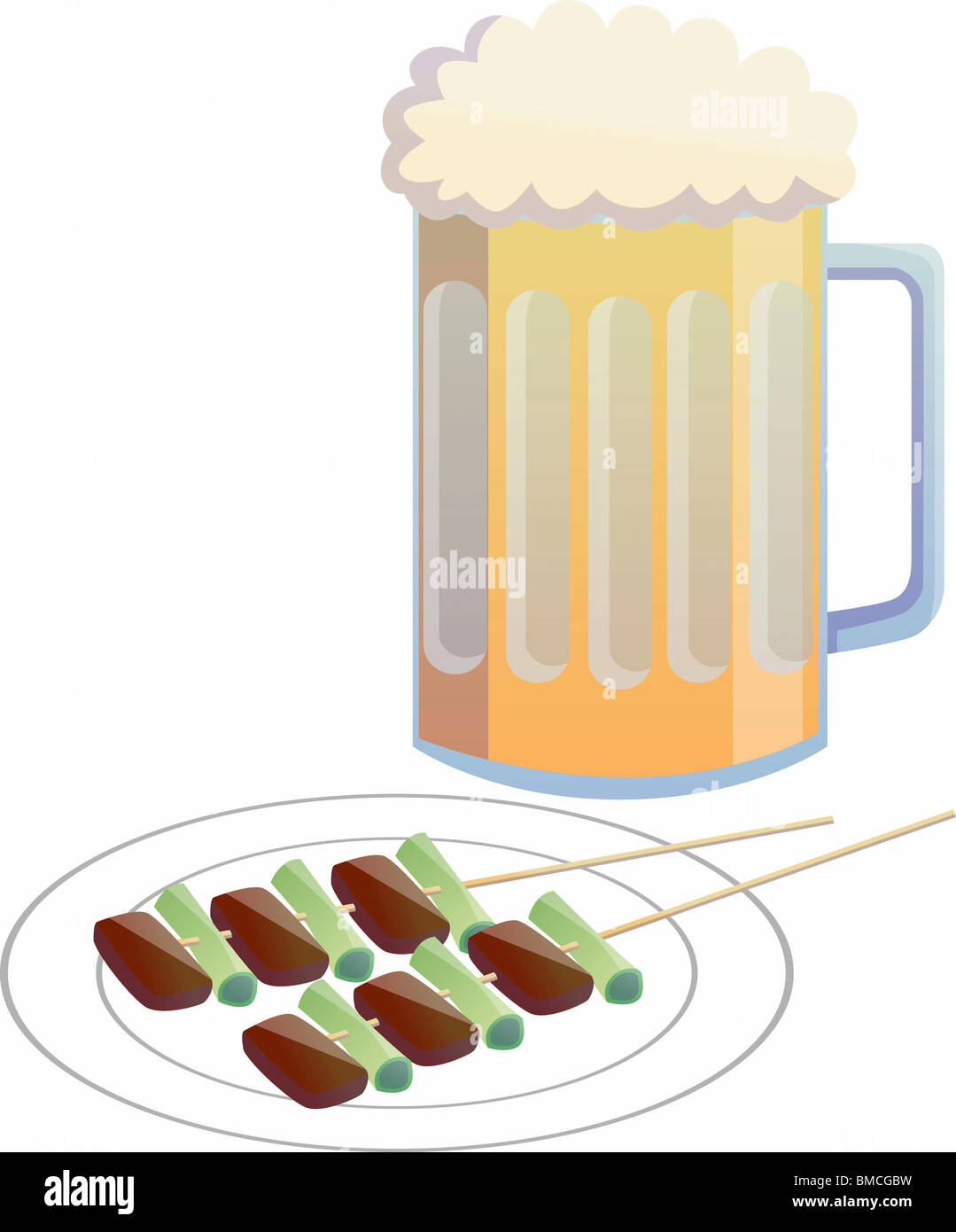 barbecue and beer Stock Photo Alamy