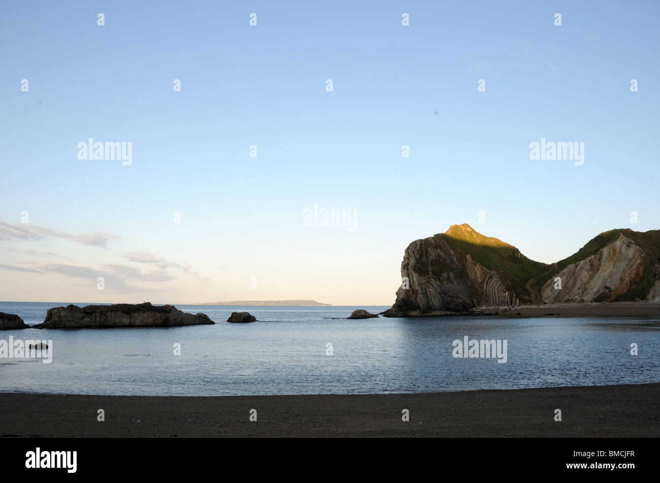 Dawn at Man O War Stock Photo