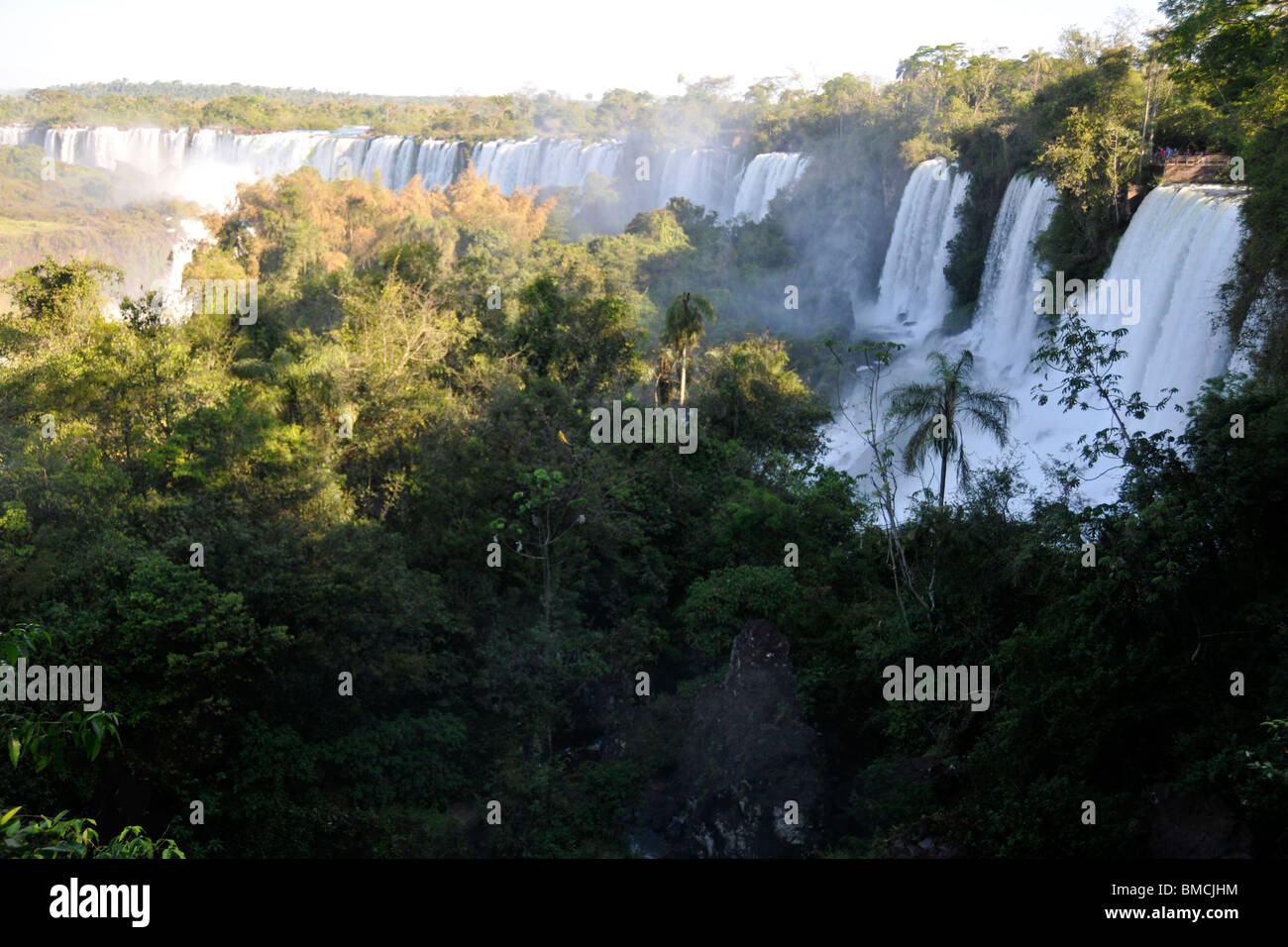 Salto San Martin, Iguassu falls, Iguazu national park, Puerto Iguazu, Argentina Stock Photo