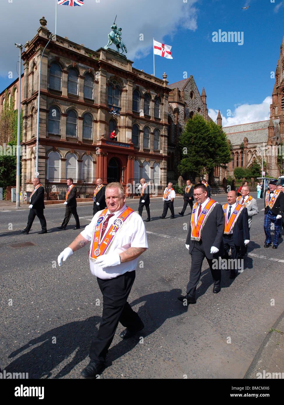Orangefest, 12th July 2009 parade through Belfast passing Clifton