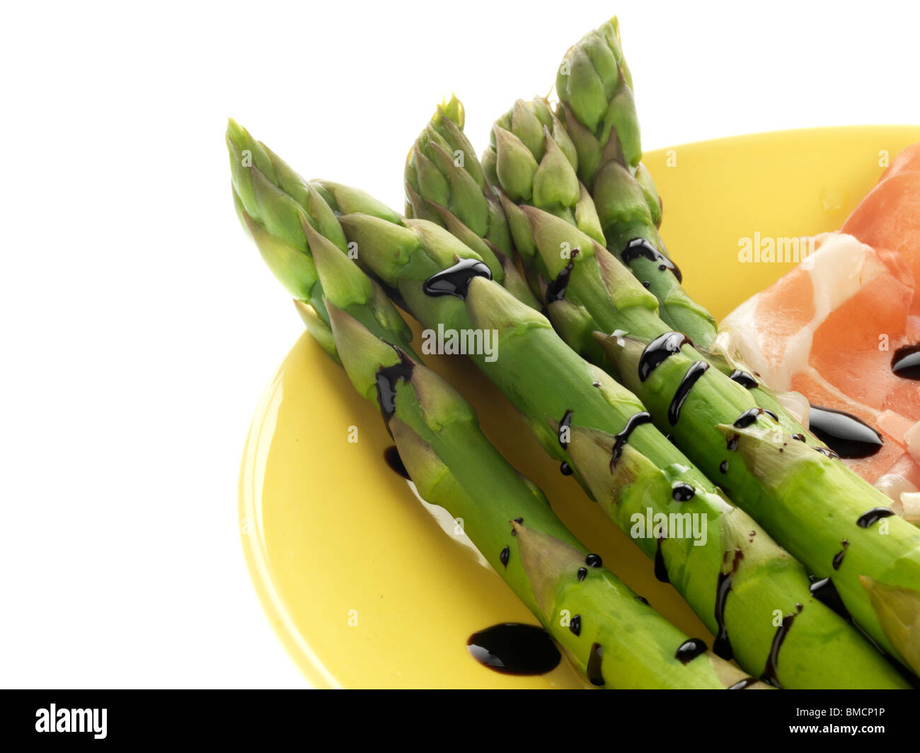 Asparagus Spears with Parma Ham Stock Photo Alamy