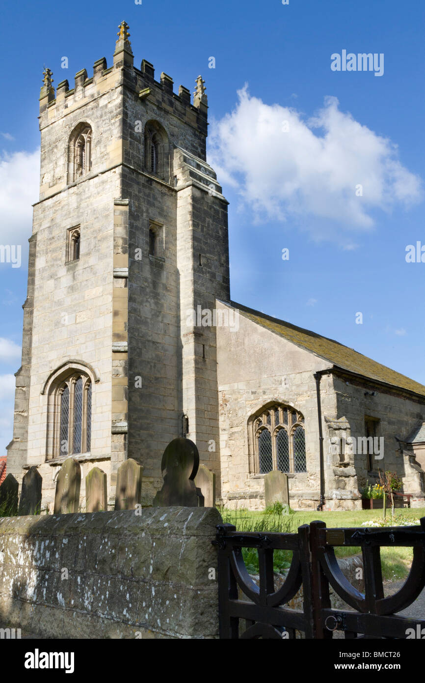 St. John the Baptist parish church, Wilberfoss, East Yorkshire, UK Stock Photo