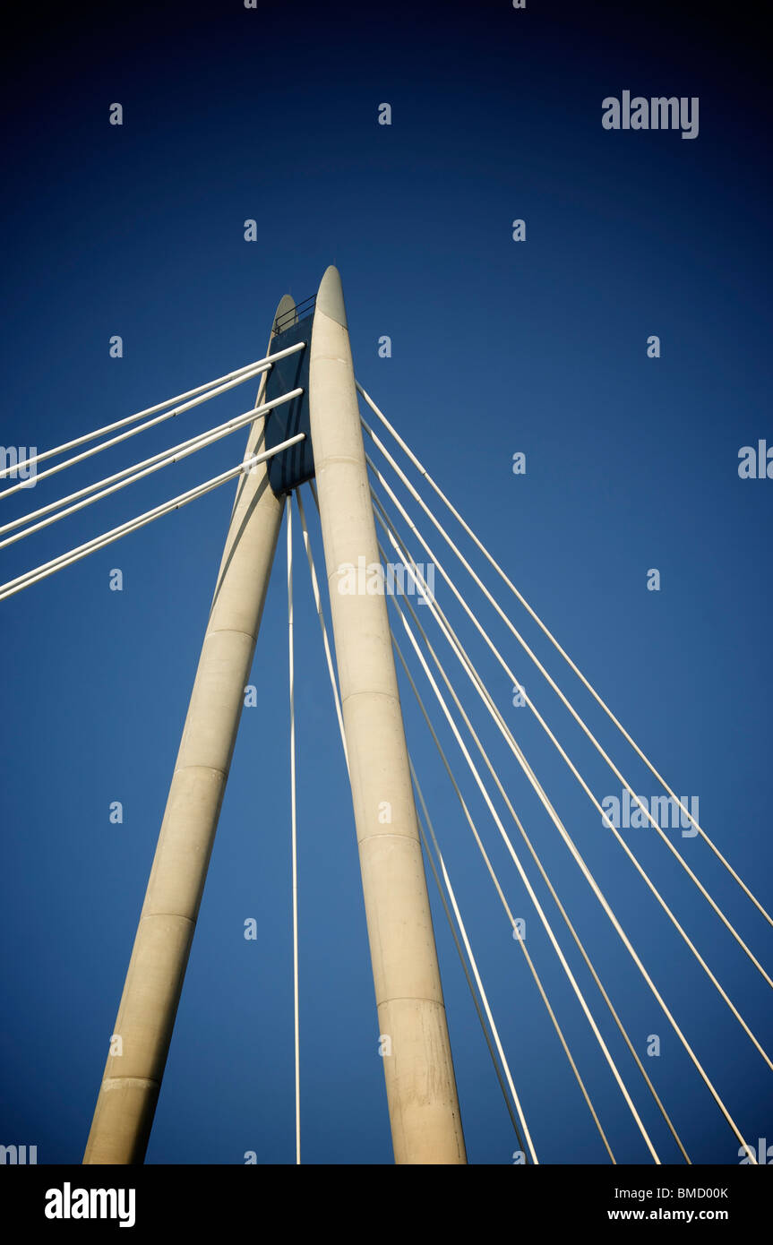 Marine bridge crossing over Marine Lake,Southport,Merseyside,UK Stock Photo Alamy