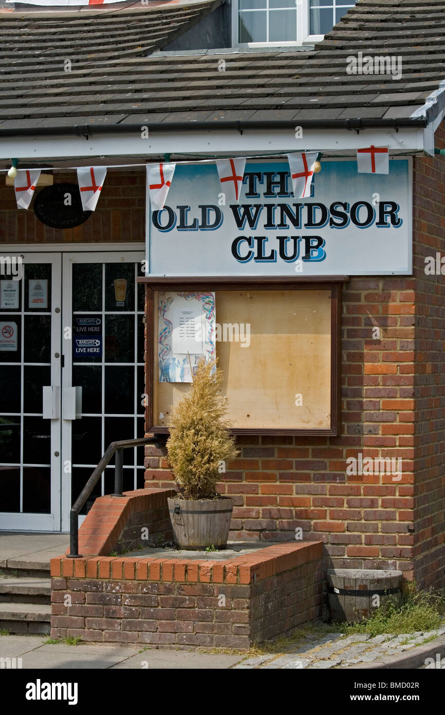 The Old Windsor Club Old Windsor, England UK Stock Photo Alamy