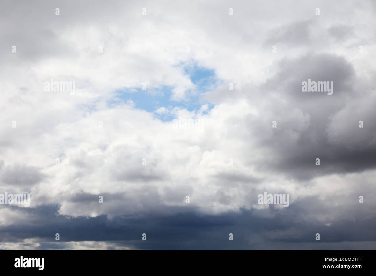 cloudy sky, the texture is conveniently inserted into montages Stock Photo