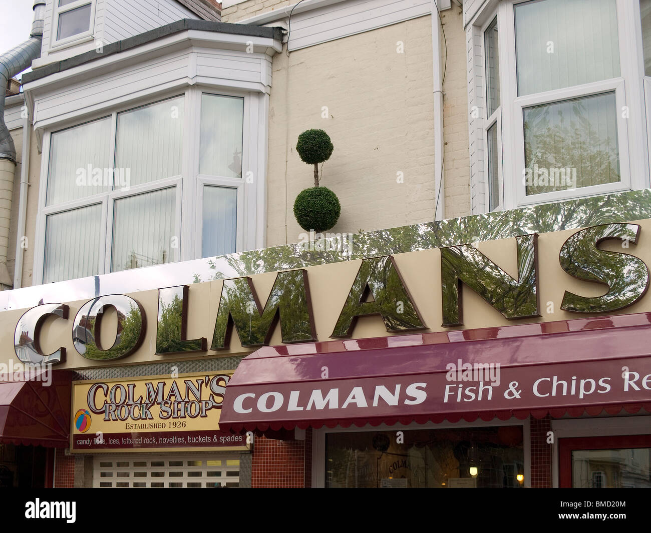 Colman's famous Fish and Chip Shop in South Shields Tyne and Wear England Stock Photo