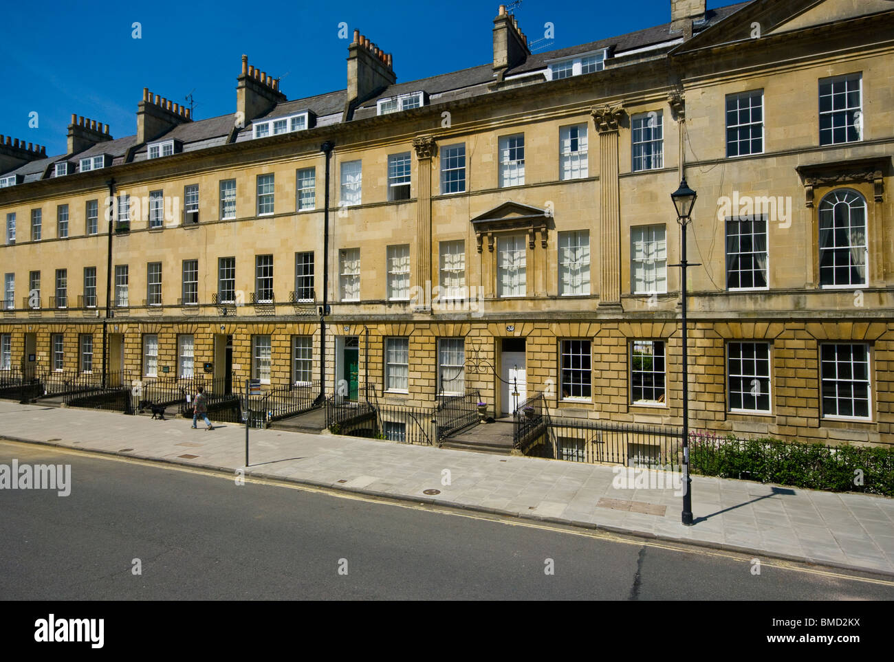 Terraced Period Houses Great Pulteney Street Bath Somerset England