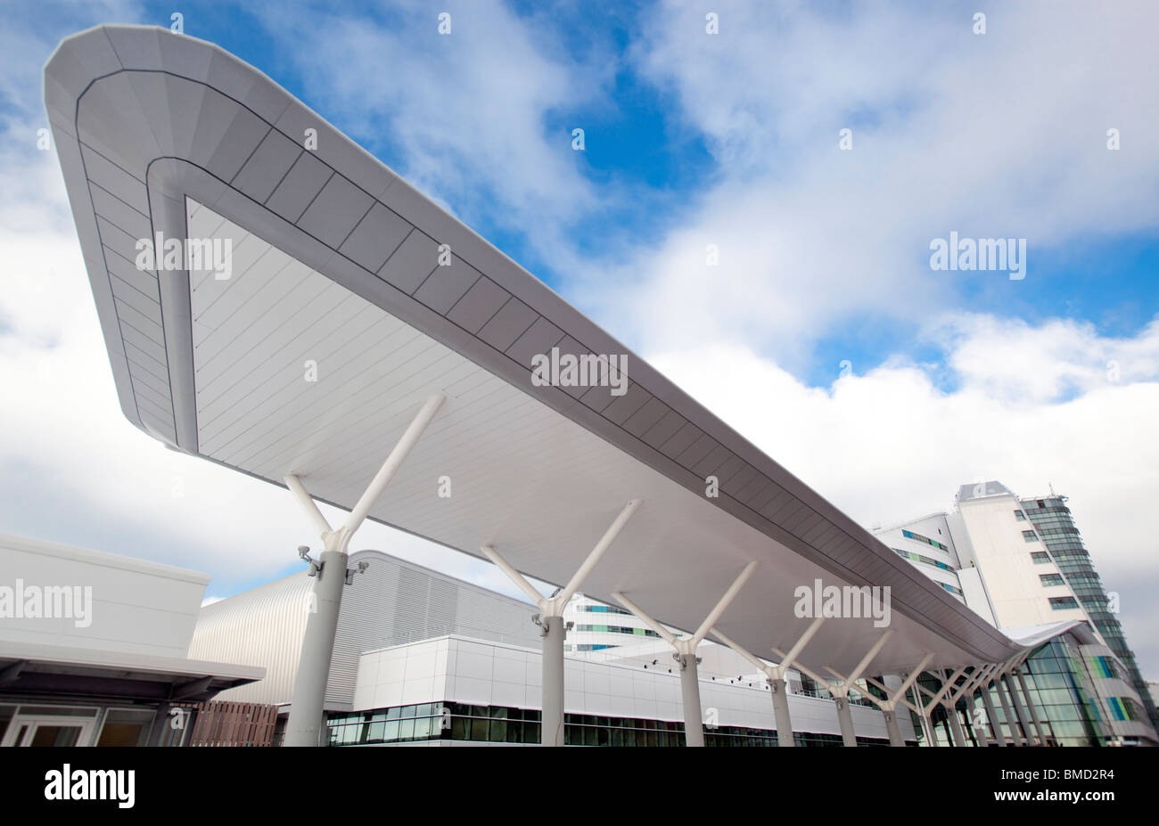 A view of the new sQueen Elizabeth uper hospital in Selly Oak Birmingham England, UK Stock Photo