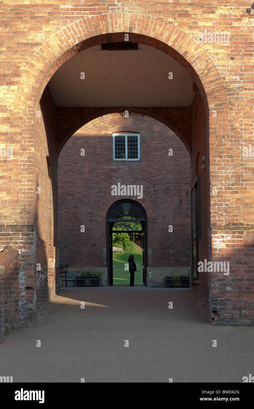 red brick arches Stock Photo