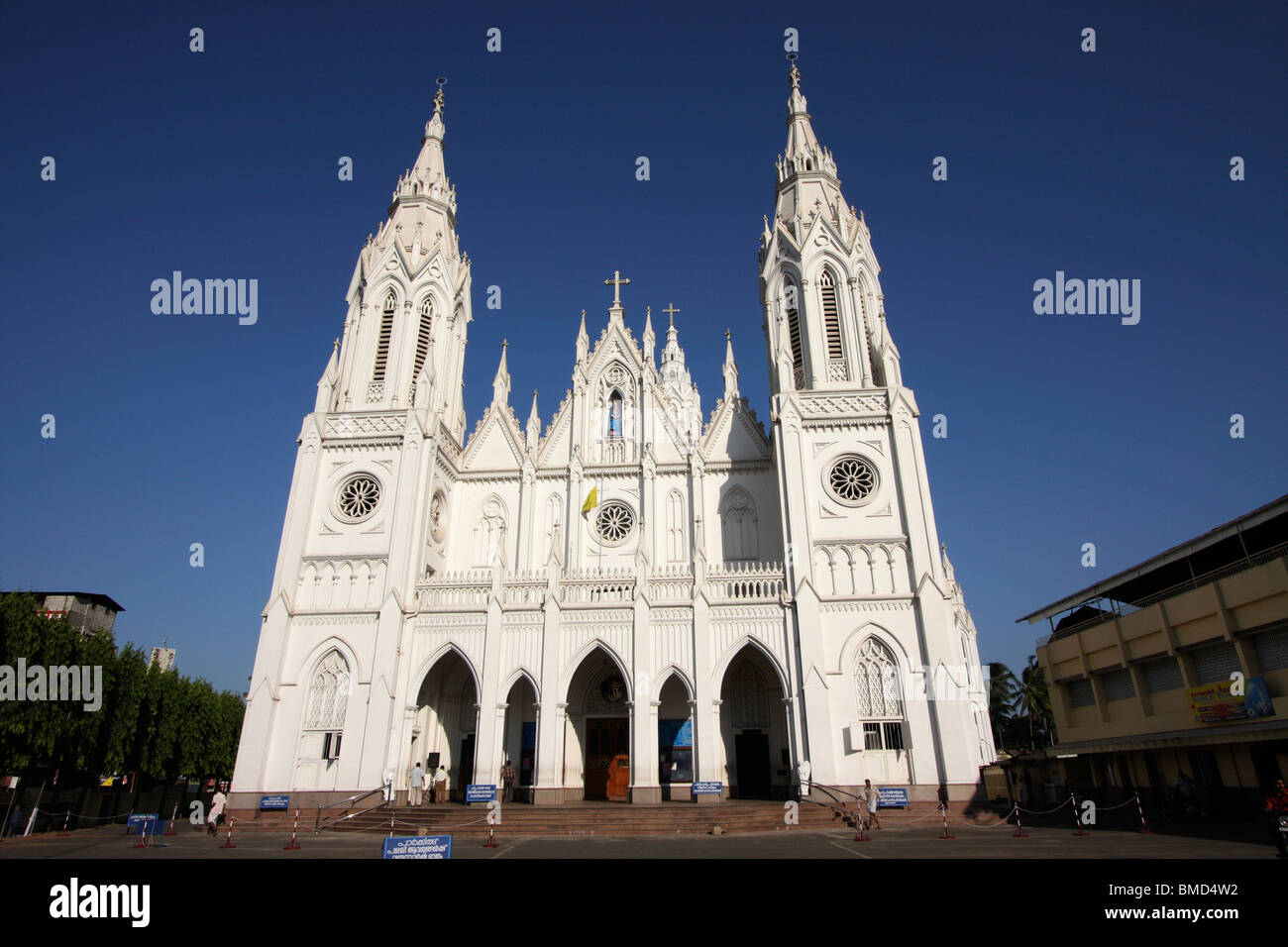 puthan pally church,tallest gothic church in asia,thrissur,kerala,india,asia Stock Photo