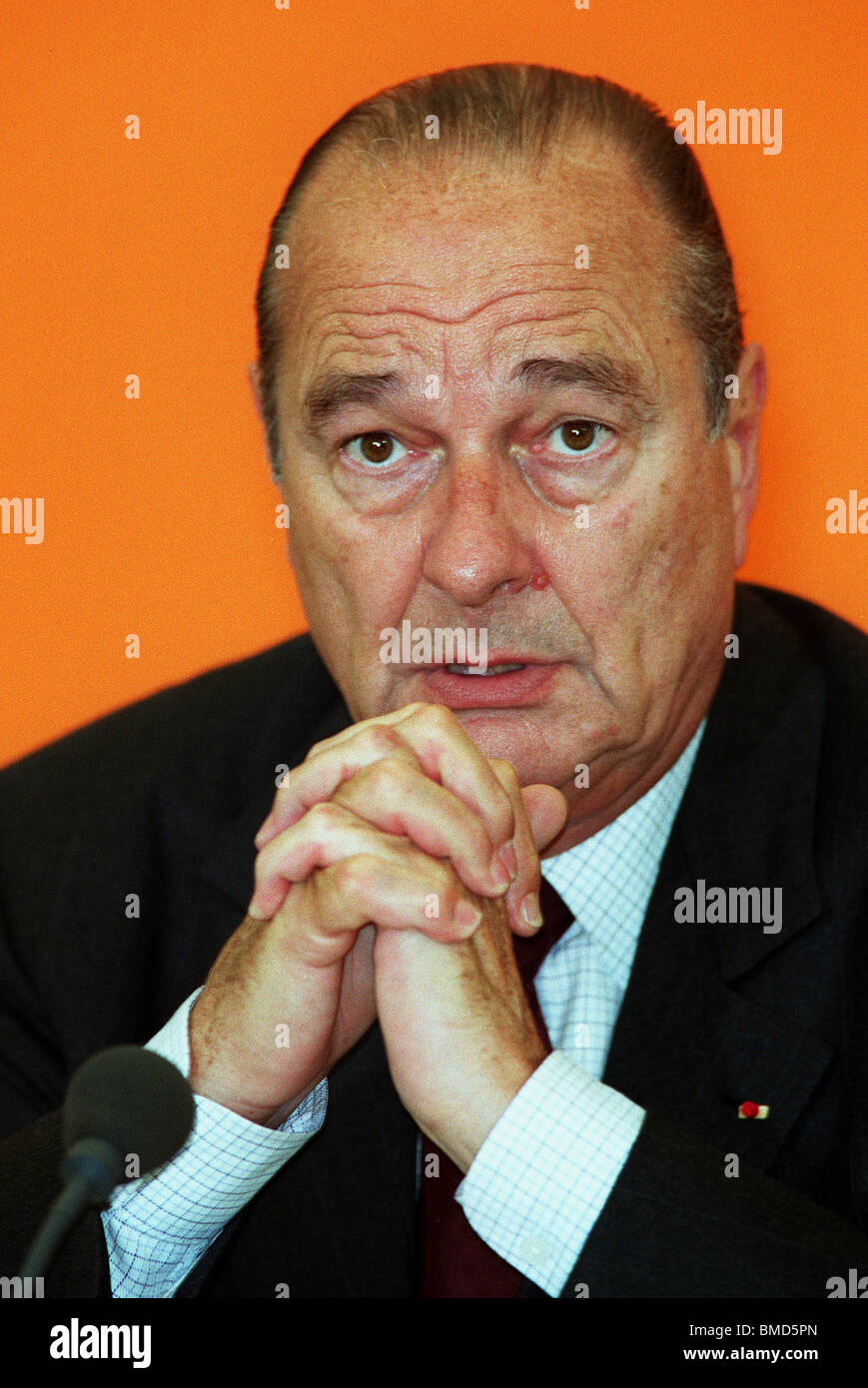 JACQUES CHIRAC PRESIDENT OF FRANCE 21 June 1999 Stock Photo - Alamy