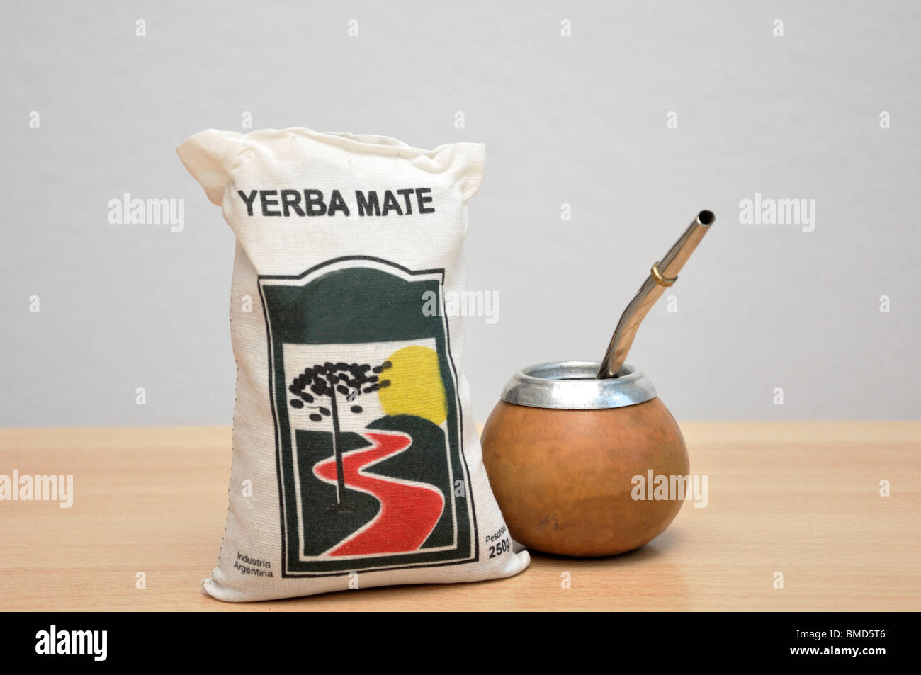 Yerba Mate and mate gourd Stock Photo Alamy