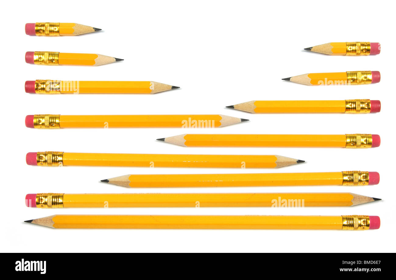 Long to short pencils hires stock photography and images Alamy