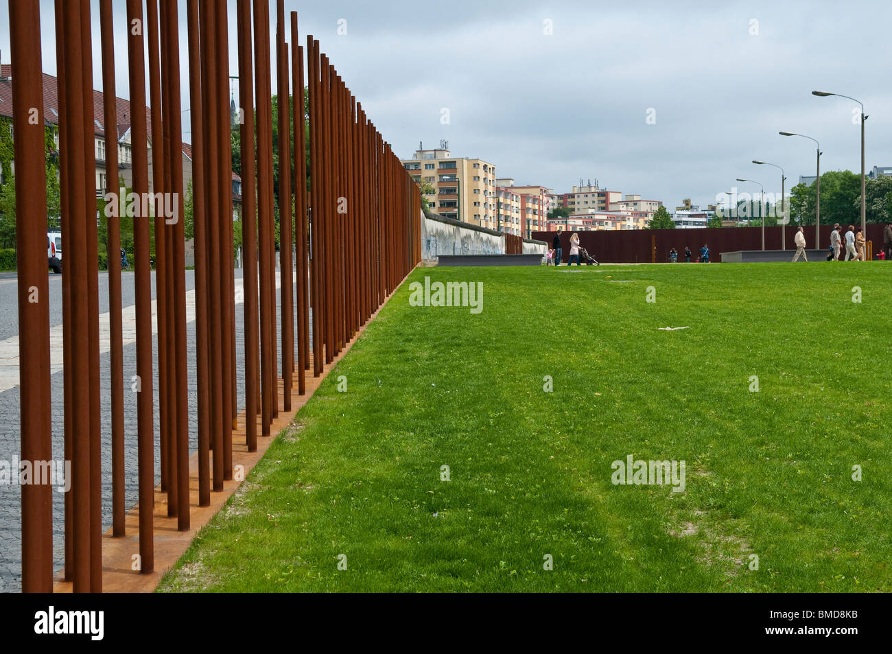 Berlin Wall Memorial in the Bernauer Strasse, Berlin, Germany Stock Photo