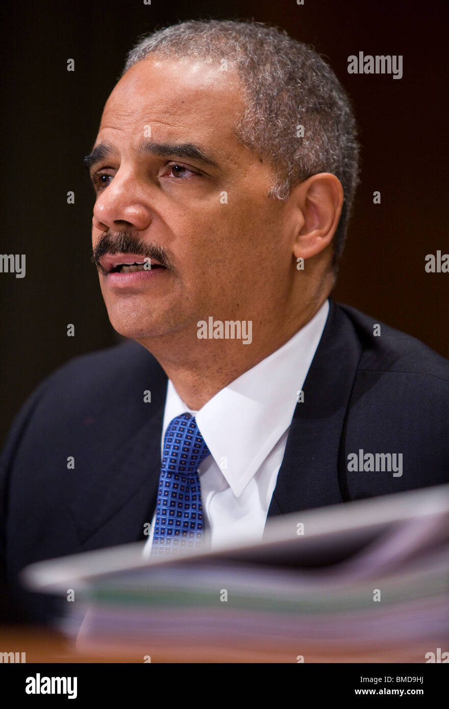 United States Attorney General Eric Holder. Stock Photo