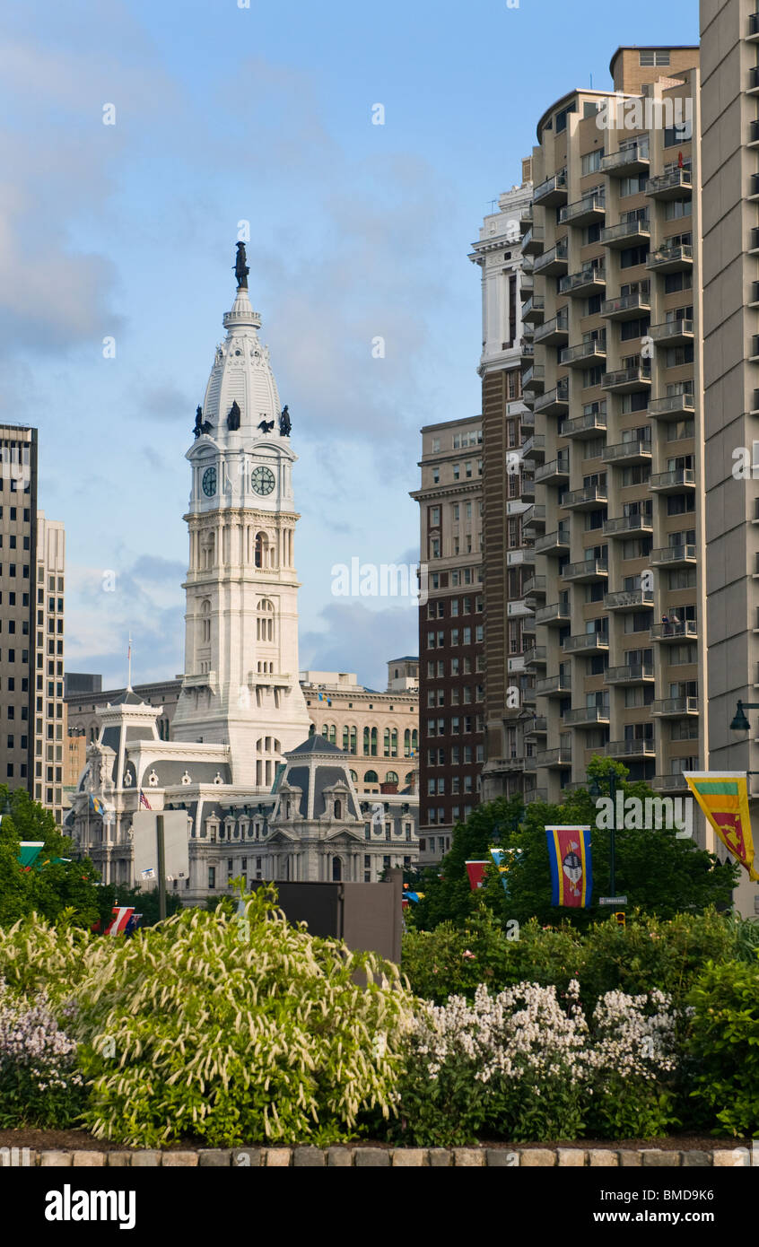 Philadelphia Pennsylvania City Hall Stock Photo