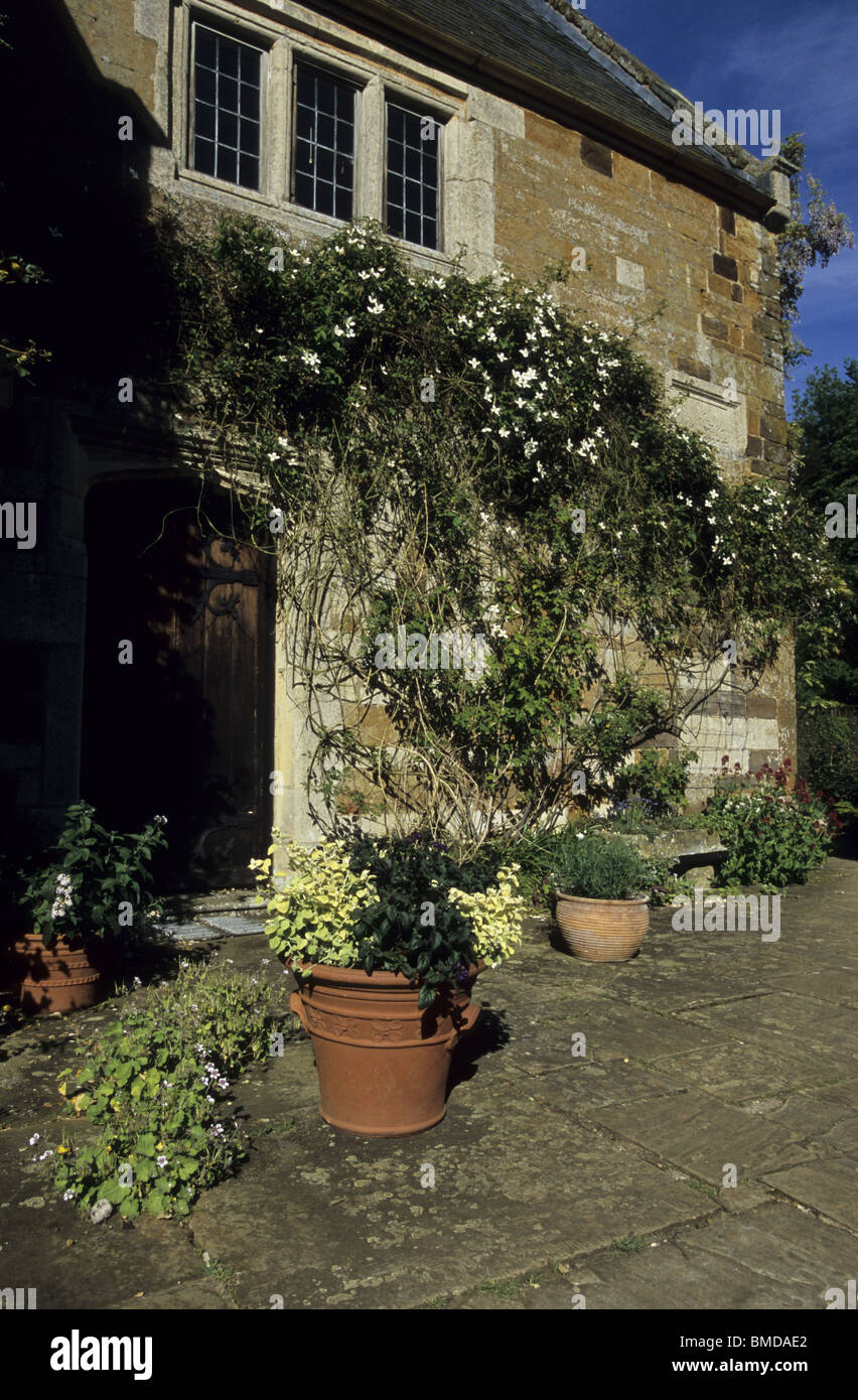 The grounds at Coton Manor garden, Northamptonshire, UK. Stock Photo