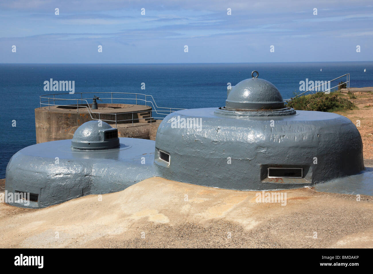 Noirmont point bunkers Jersey, Channel Island, United Kingdom Stock Photo -  Alamy