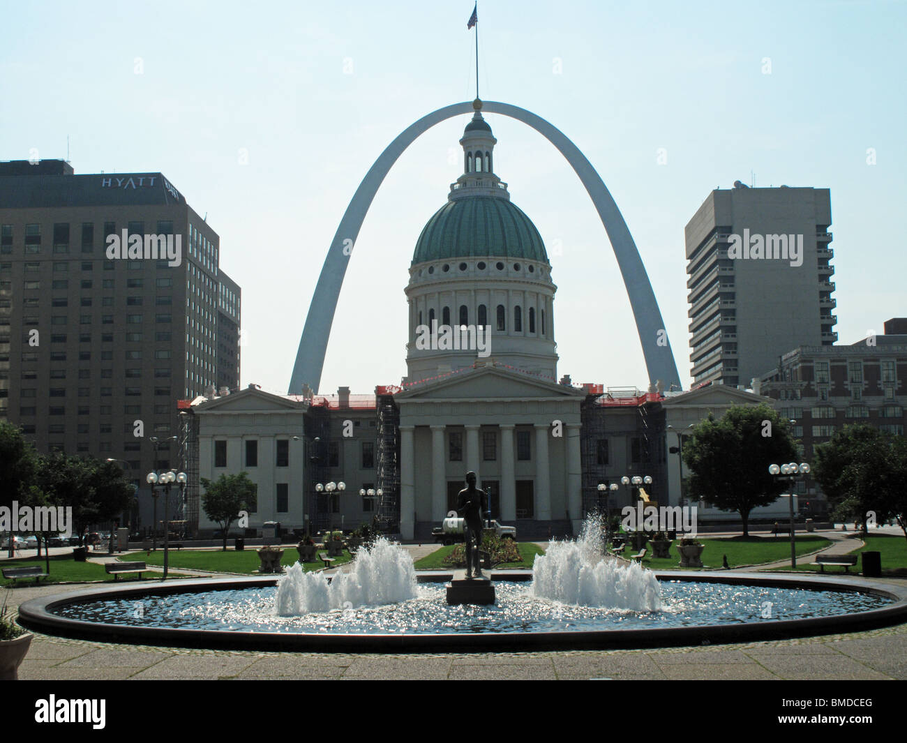 Downtown view of St. Louis Missouri Stock Photo