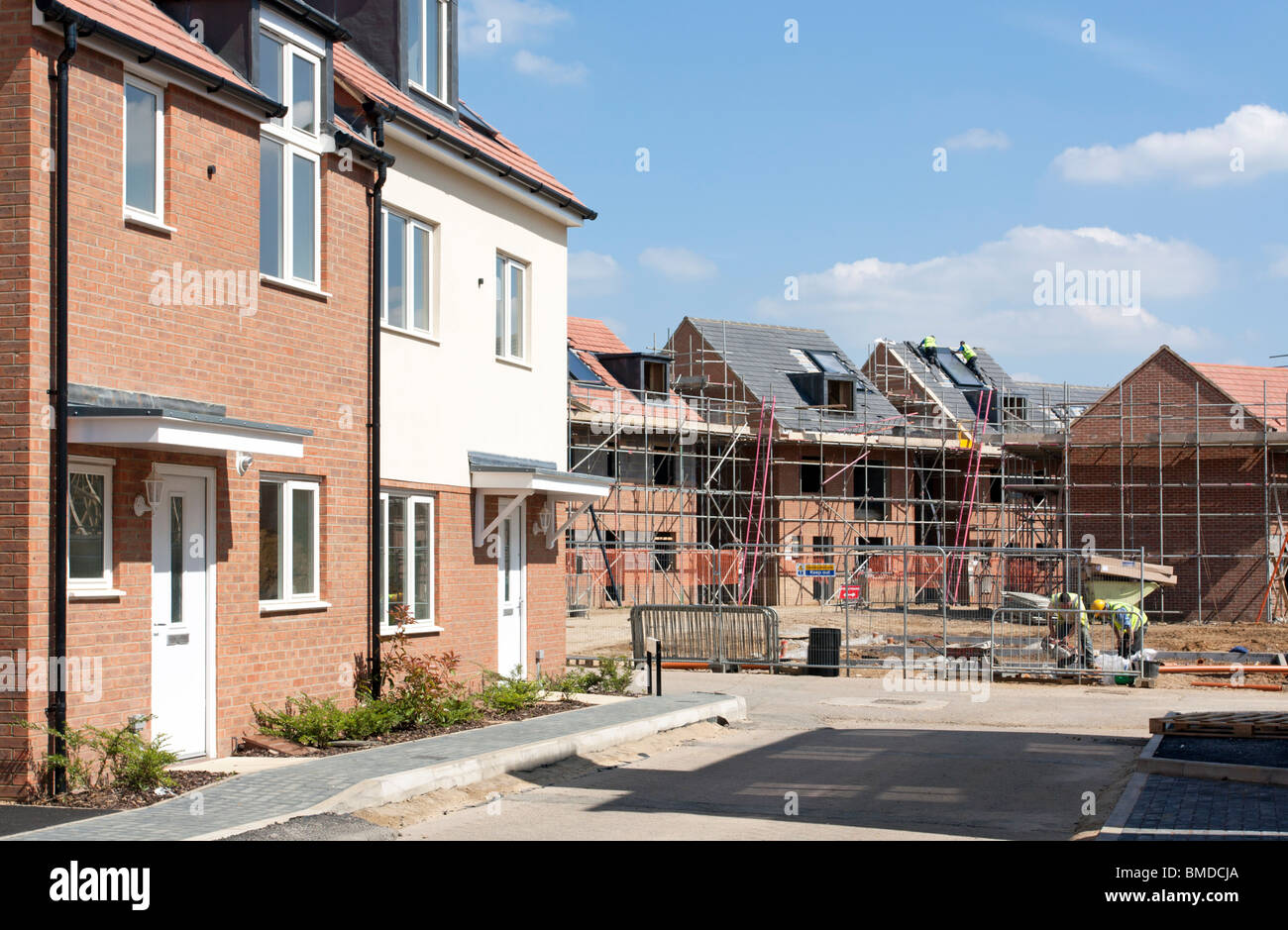 Broughton Gate Housing Estate Milton Keynes Buckinghamshire Stock