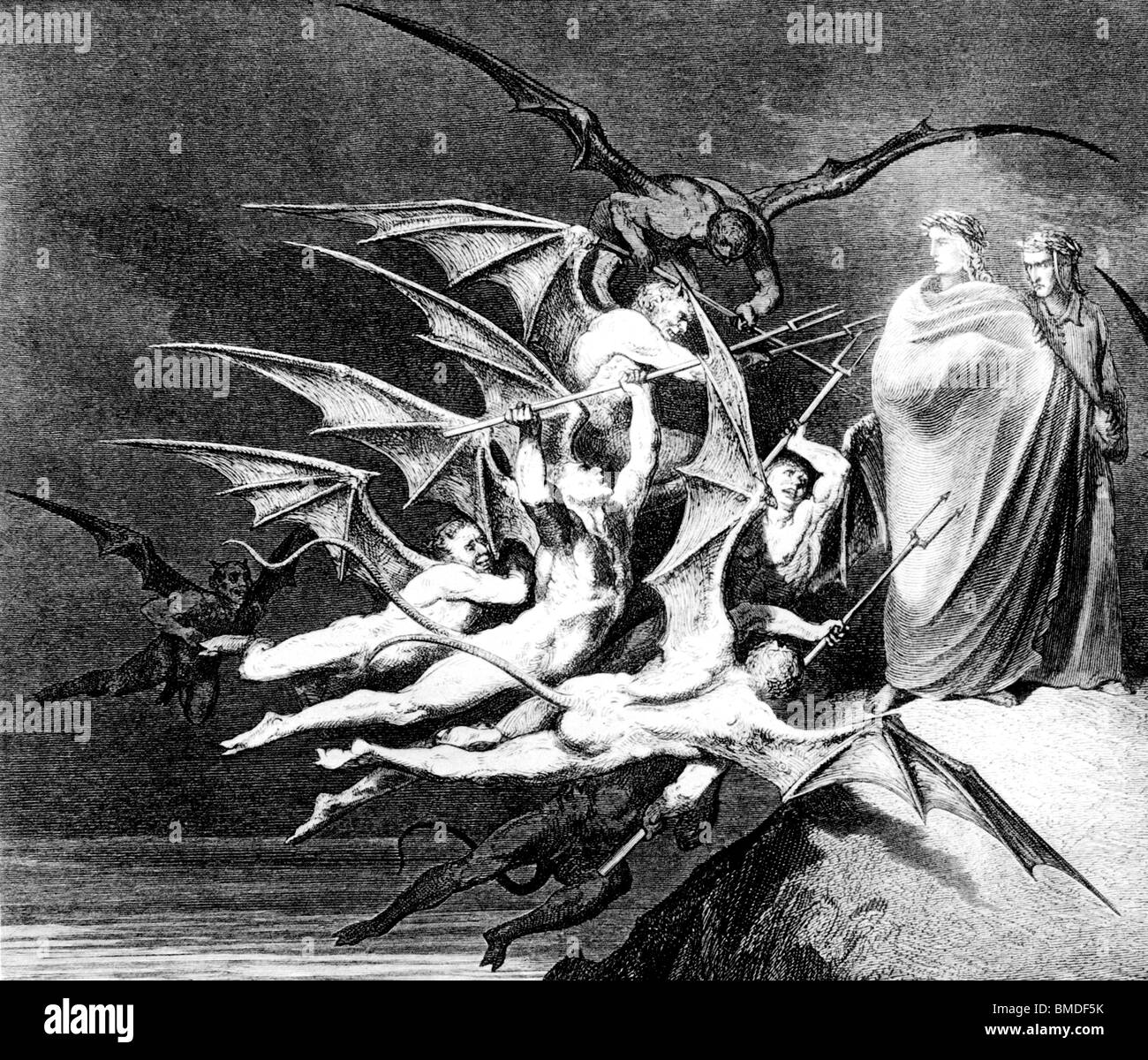 Dante divine comedy satan hi-res stock photography and images - Alamy